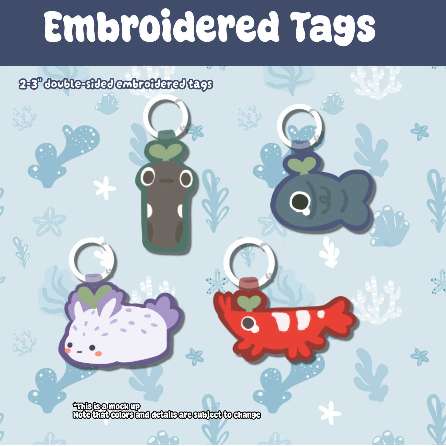 Embroidered Charms