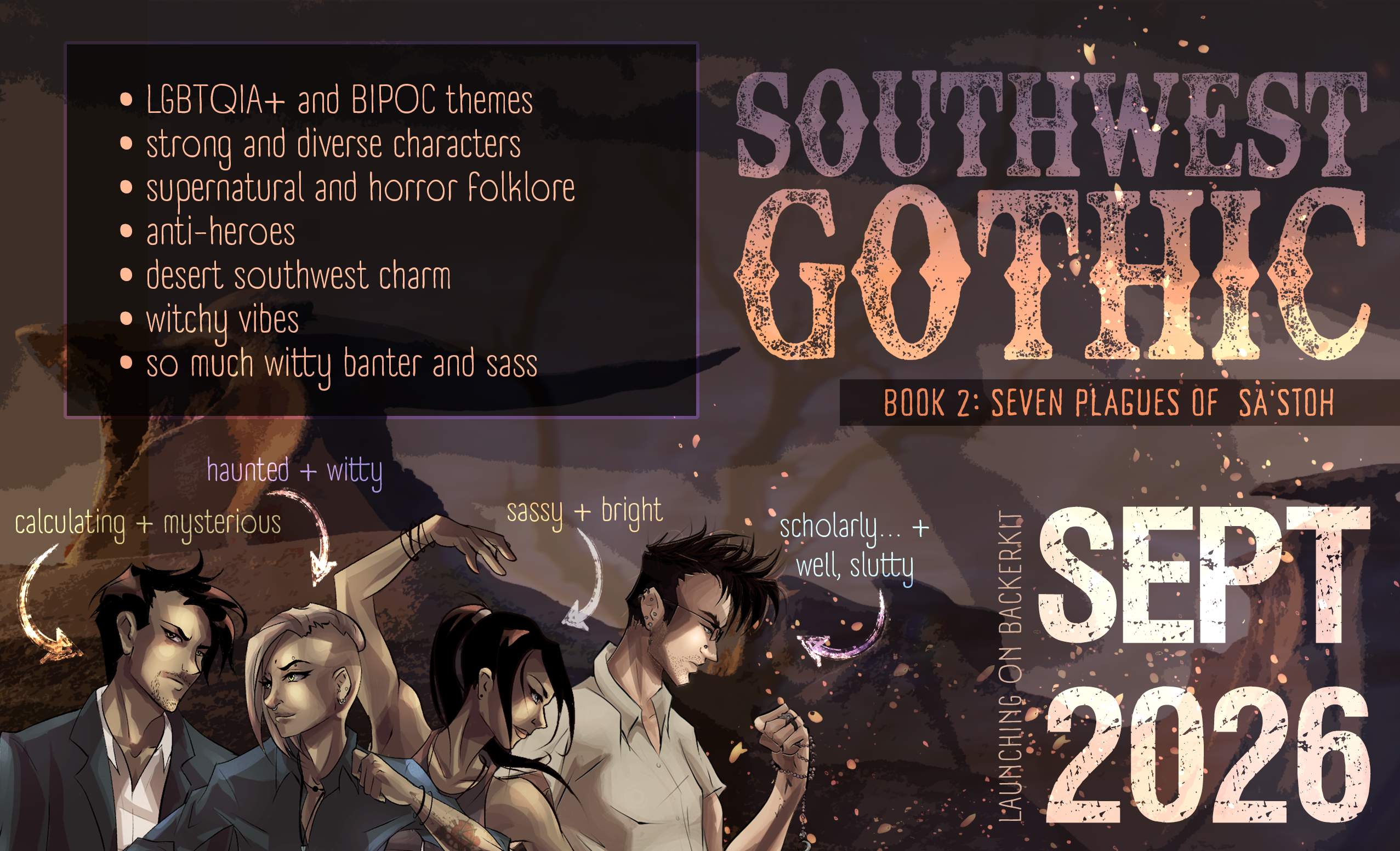 Southwest Gothic Vol 2 : Fantasy/Folk Horror Novel + Score