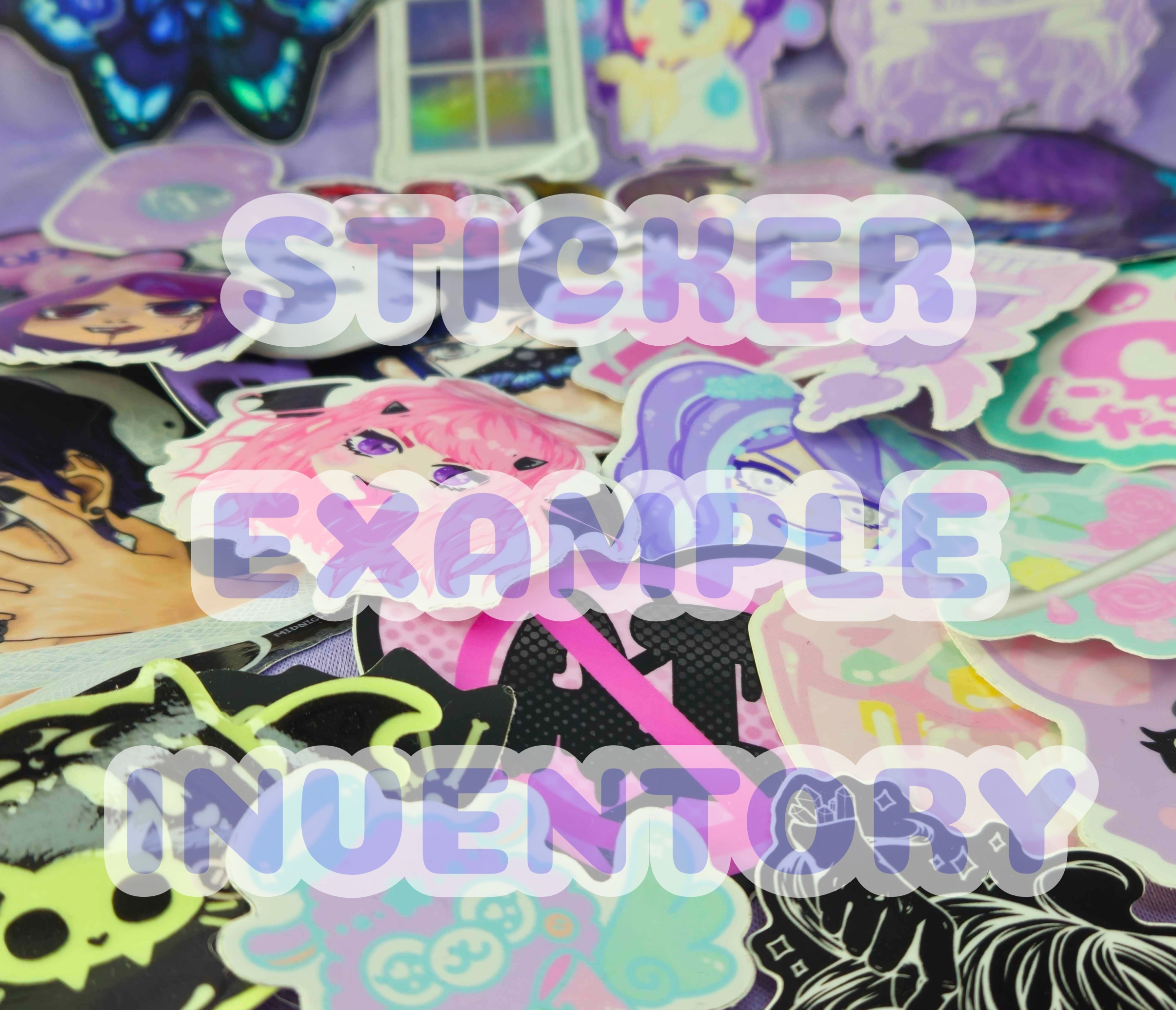 Big Sticker Grab Bag! 12 Vinyl Stickers