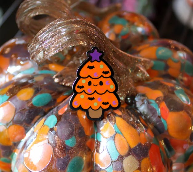 Halloween Tree Enamel Pin