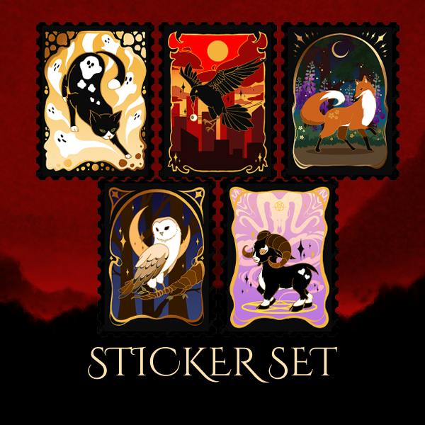 Goild Foil Sticker Set