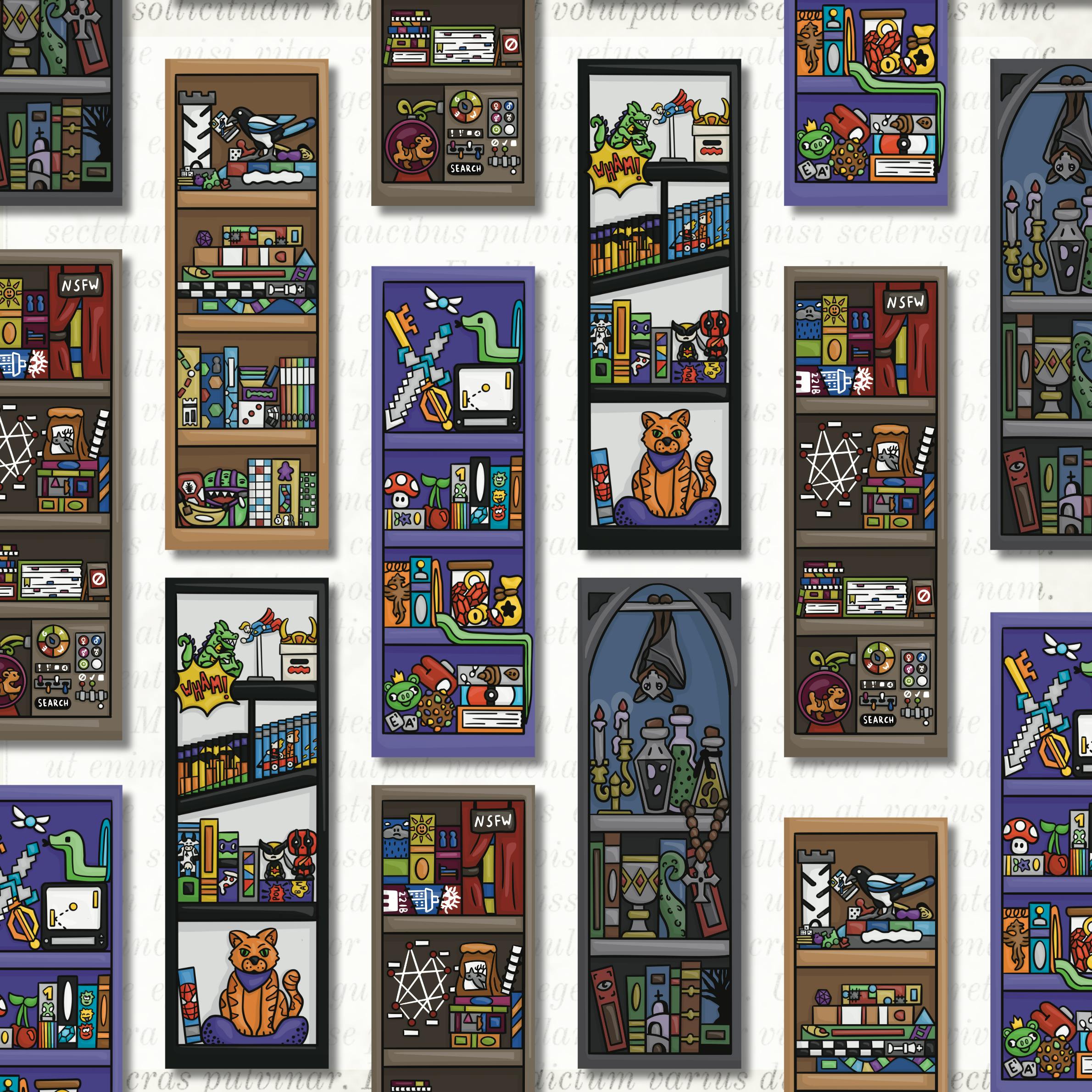 Laminated Bookmark Set