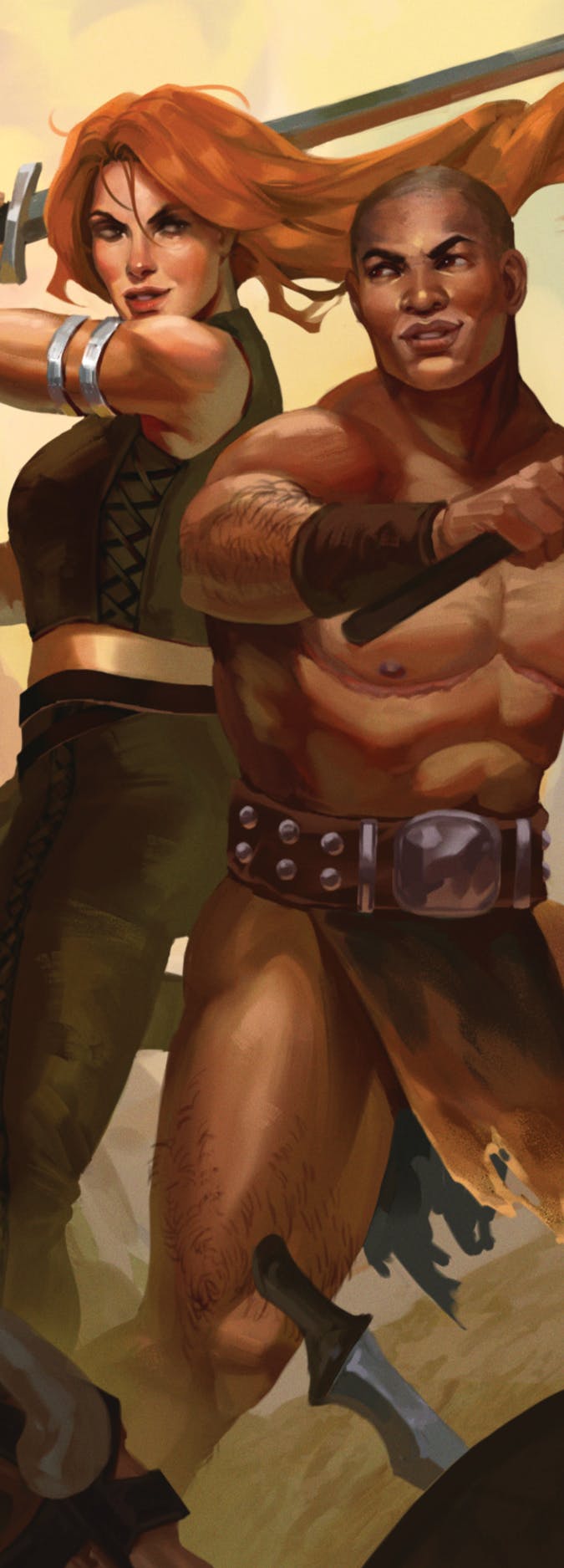 Battling Lovers Bookmark