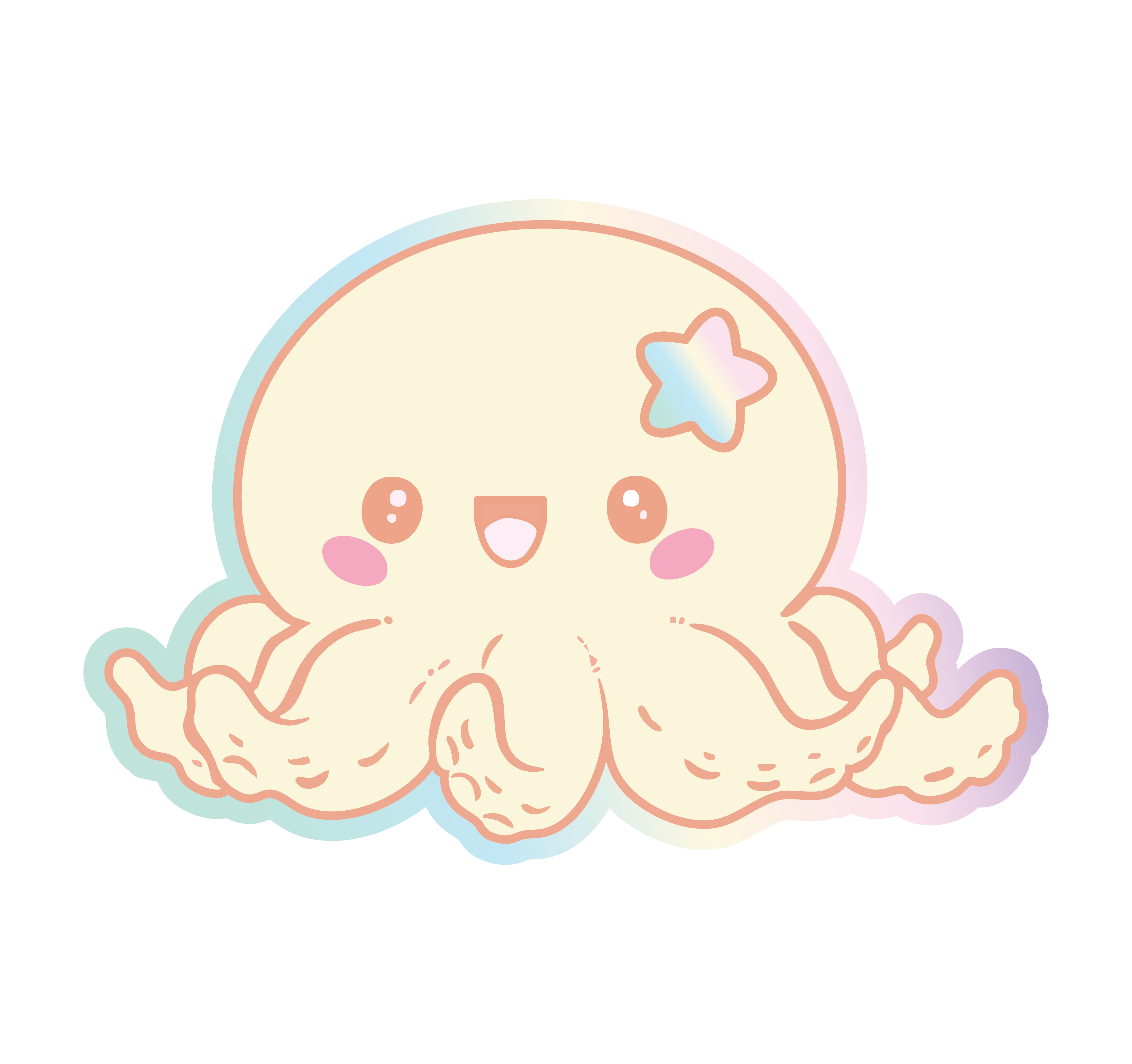 ✦ Aqualume Holographic Sticker · Save 20%