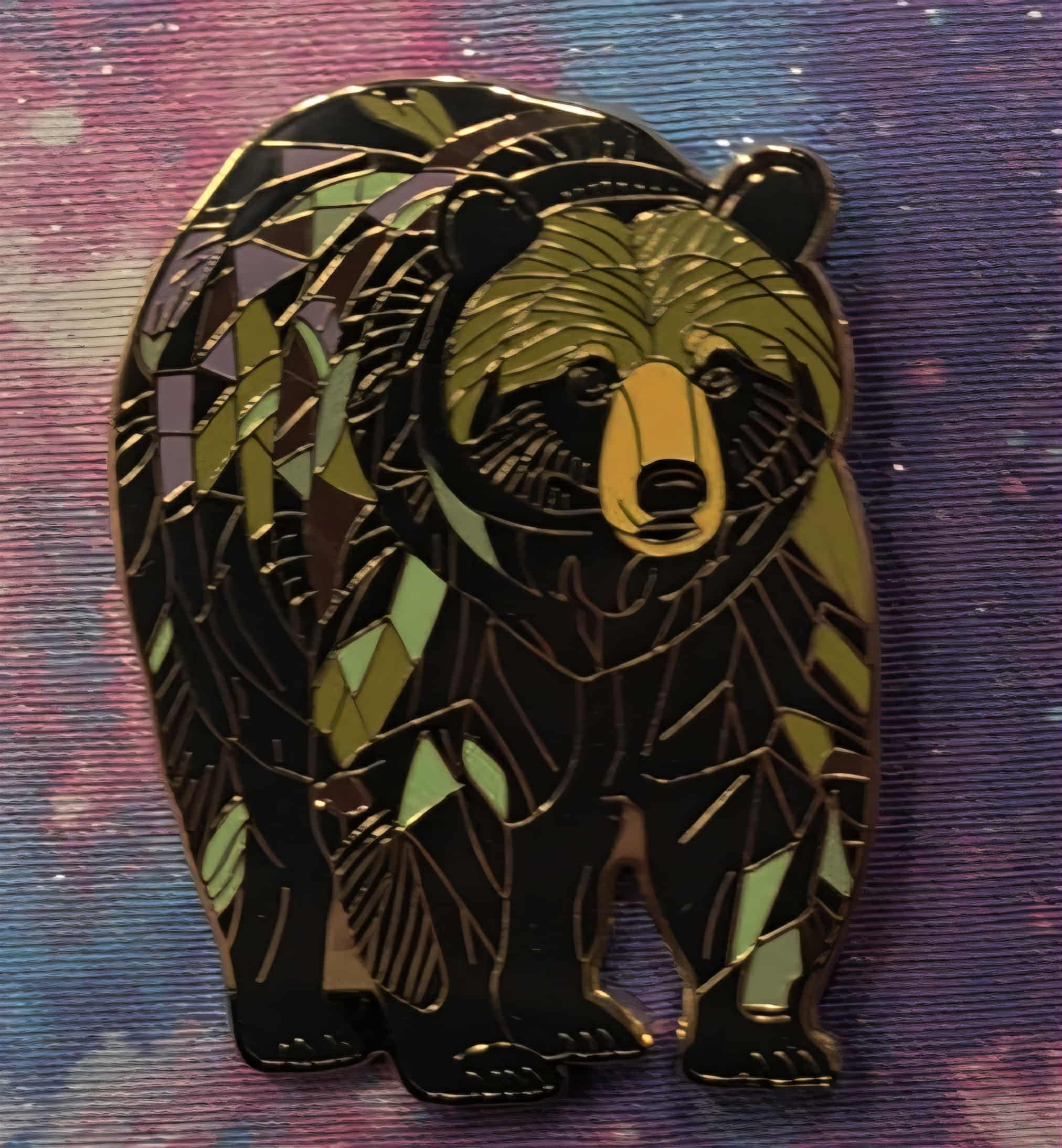 Brown/Lavender Bear