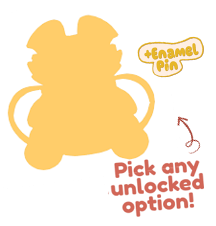 One Snug-Alongs Plush Backpack + One Enamel Pin!