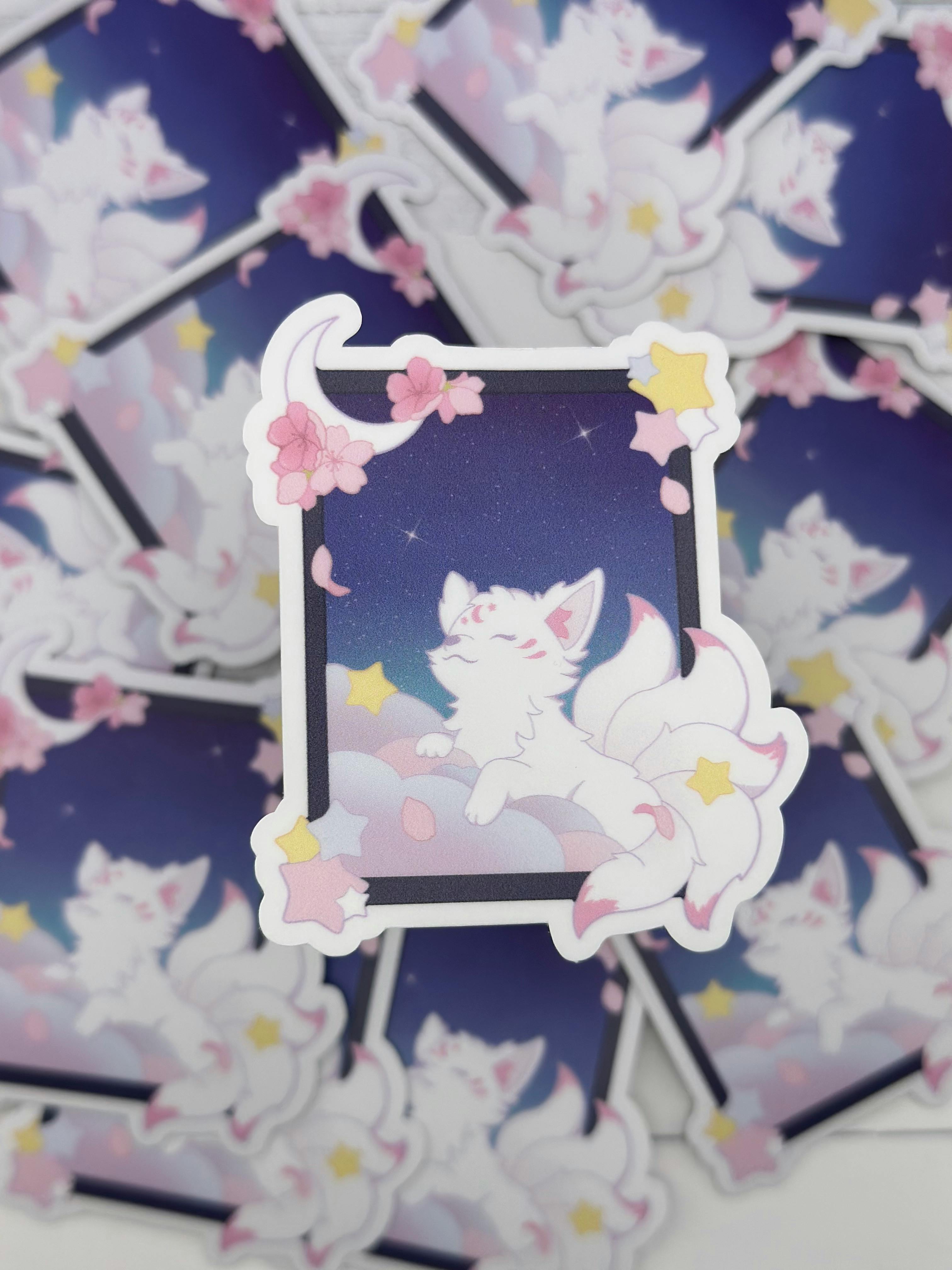 Celestial Kitsune Sticker