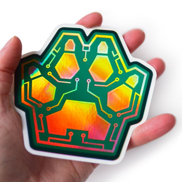 Selective Holographic Pause Sticker