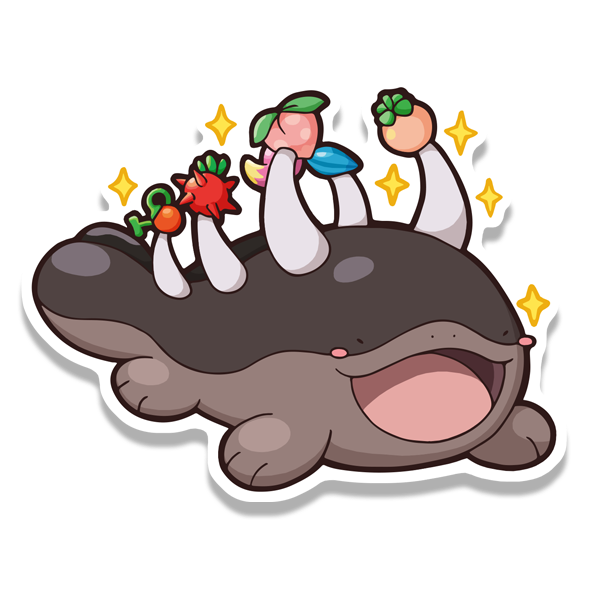 Fruity spikes salamander sticker