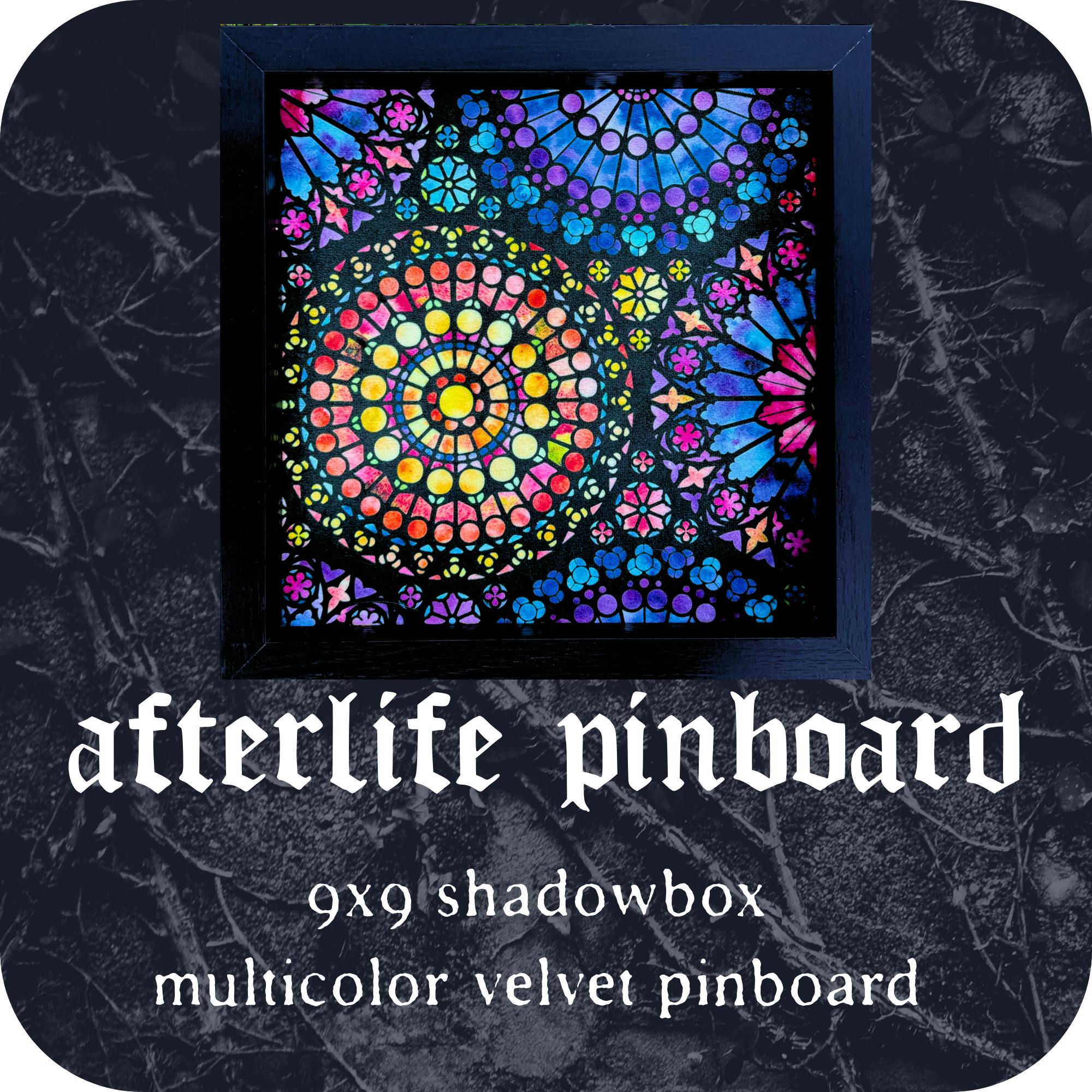 Afterlife multicolor pinboard 