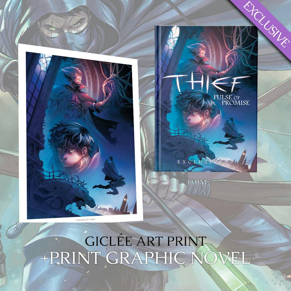 Claudio Mastronardi Giclée Art Print + Exclusive Graphic Novel Collection
