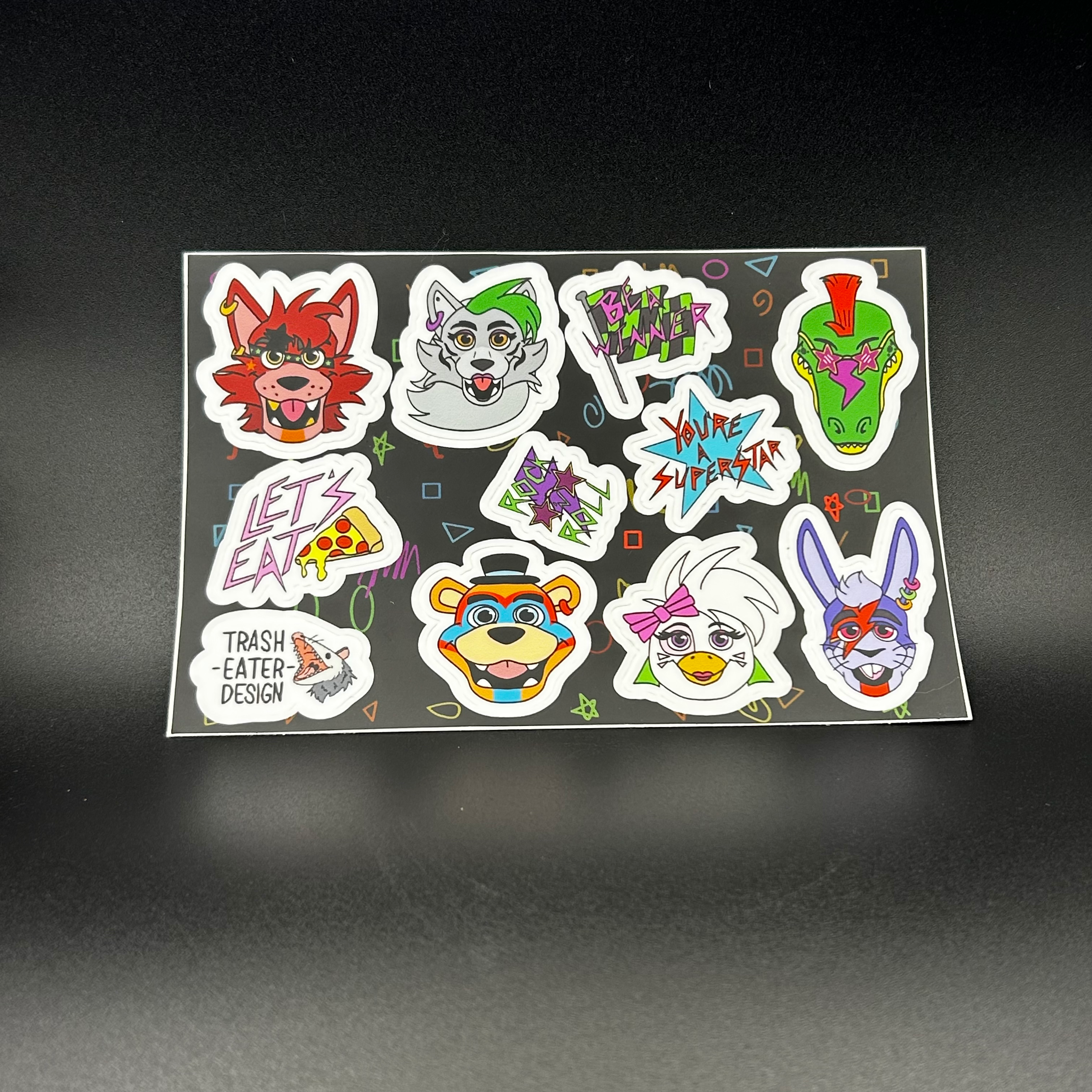 FNAF Sticker Sheet