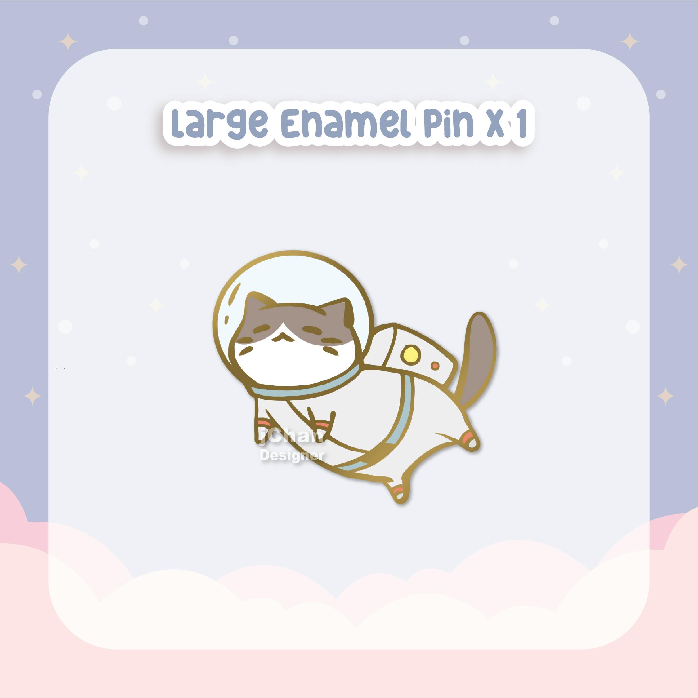 ★ Large Enamel Pin x 1 ★