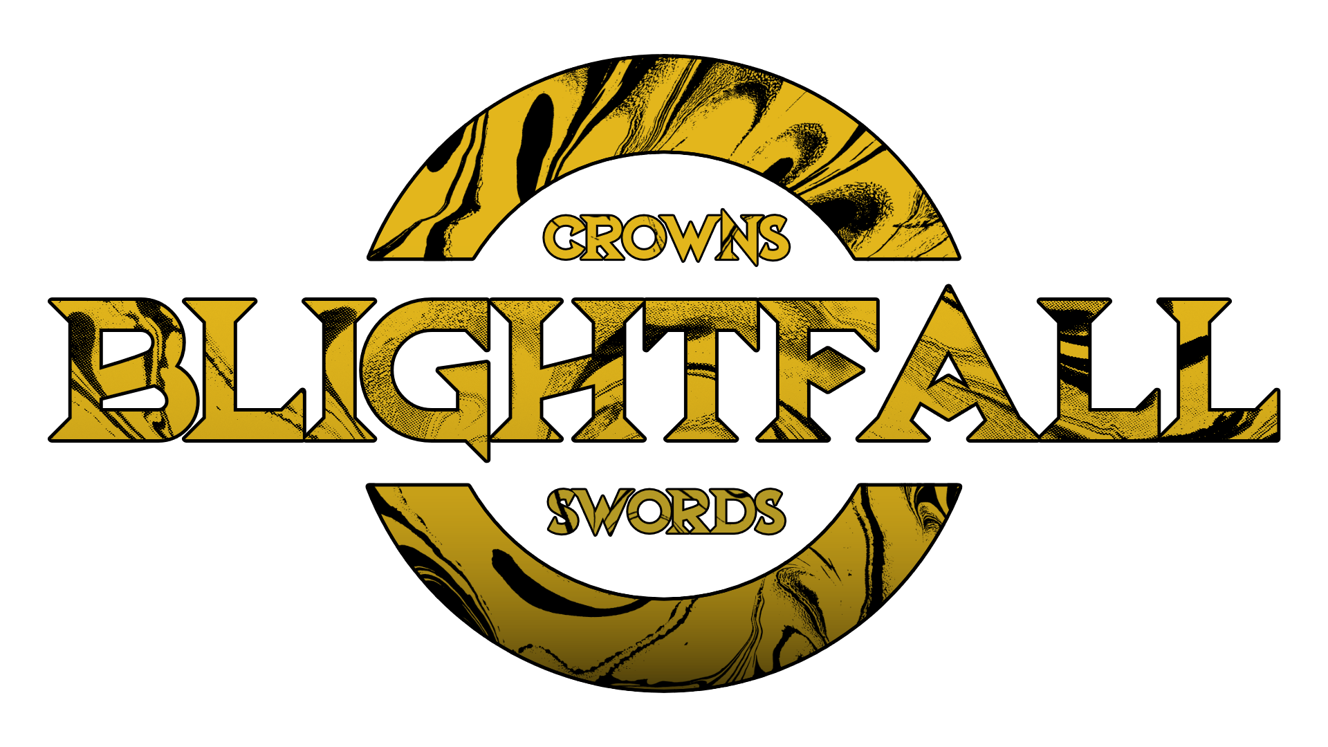 Blightfall: Crowns and Swords logo
