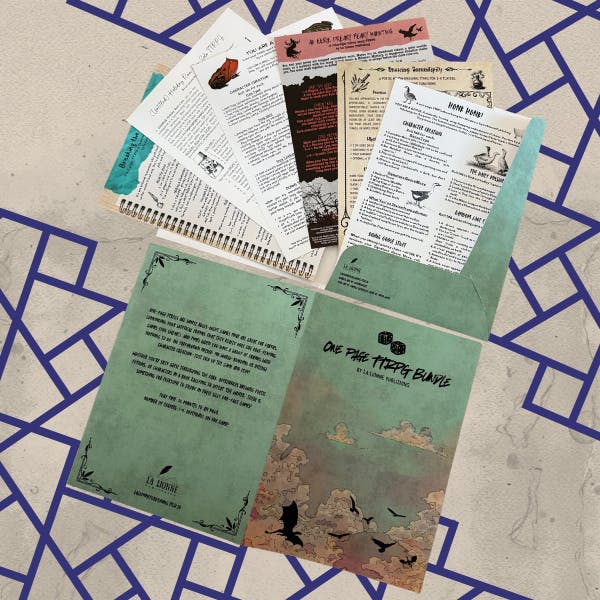 One-Page TTRPG Bundle Vol. 1 Add-On