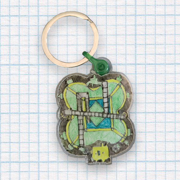 Key-to-the-Castle Keychain