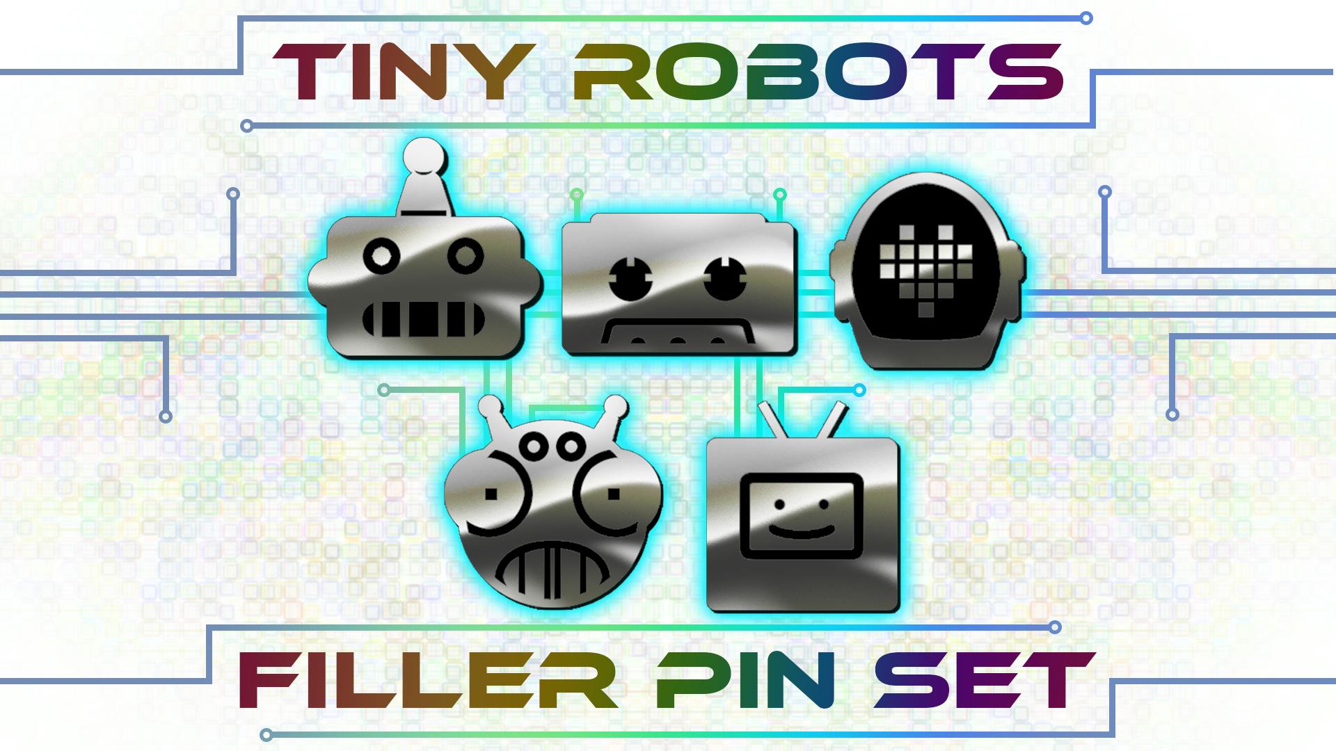 Tiny Robots Pin Set - BackerKit