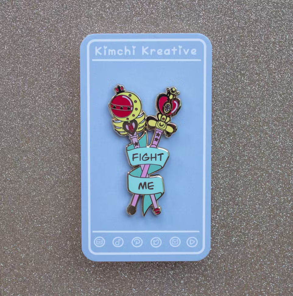 Fight Me Pin