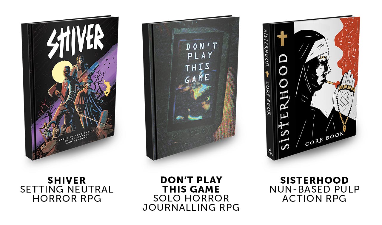 SHIVER, Don't Play This Game, and Sisterhood