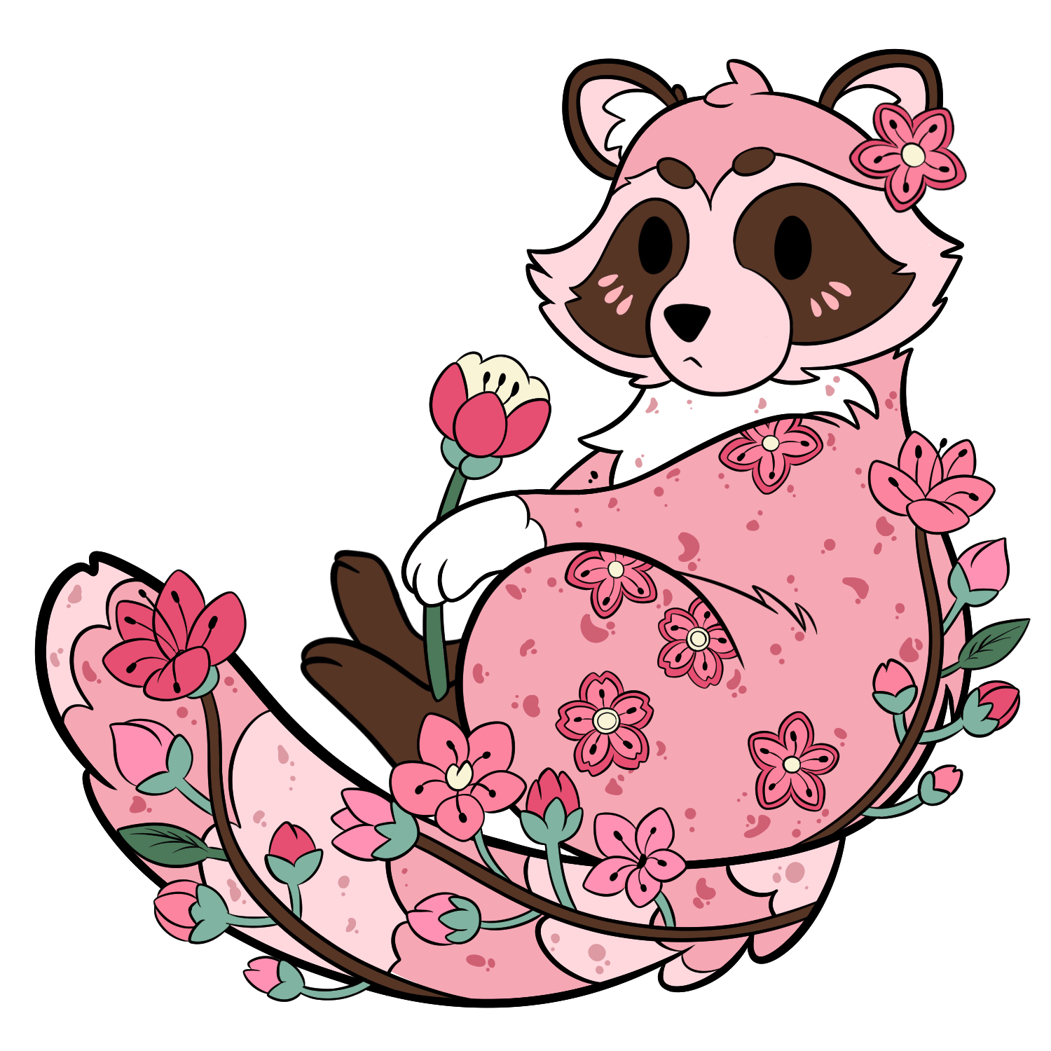 Rosie Blossom (Rose Gold Plated Hard Enamel)