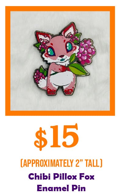 Chibi Pillox Enamel Pin