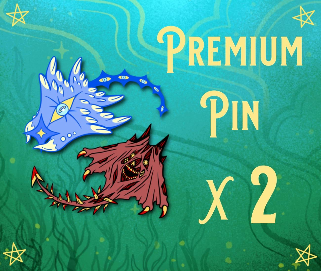 x2 Premium Enamel Pins
