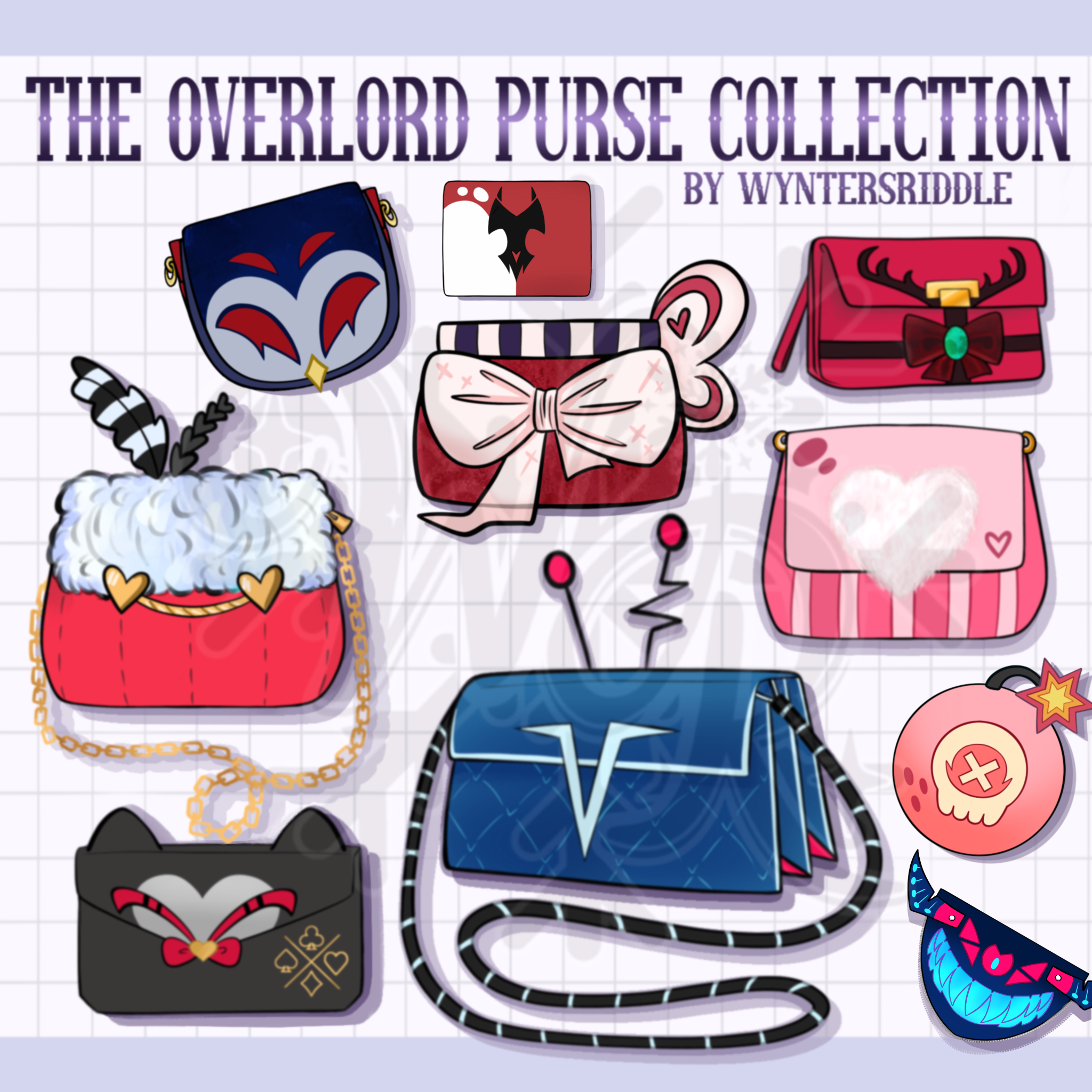 3x Purses 2x Wallets Ruler of Souls BUNDLE
