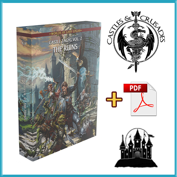 BYOB  Castle Zagyg Vol. 2 The Ruins Boxed Set (Print & PDF)