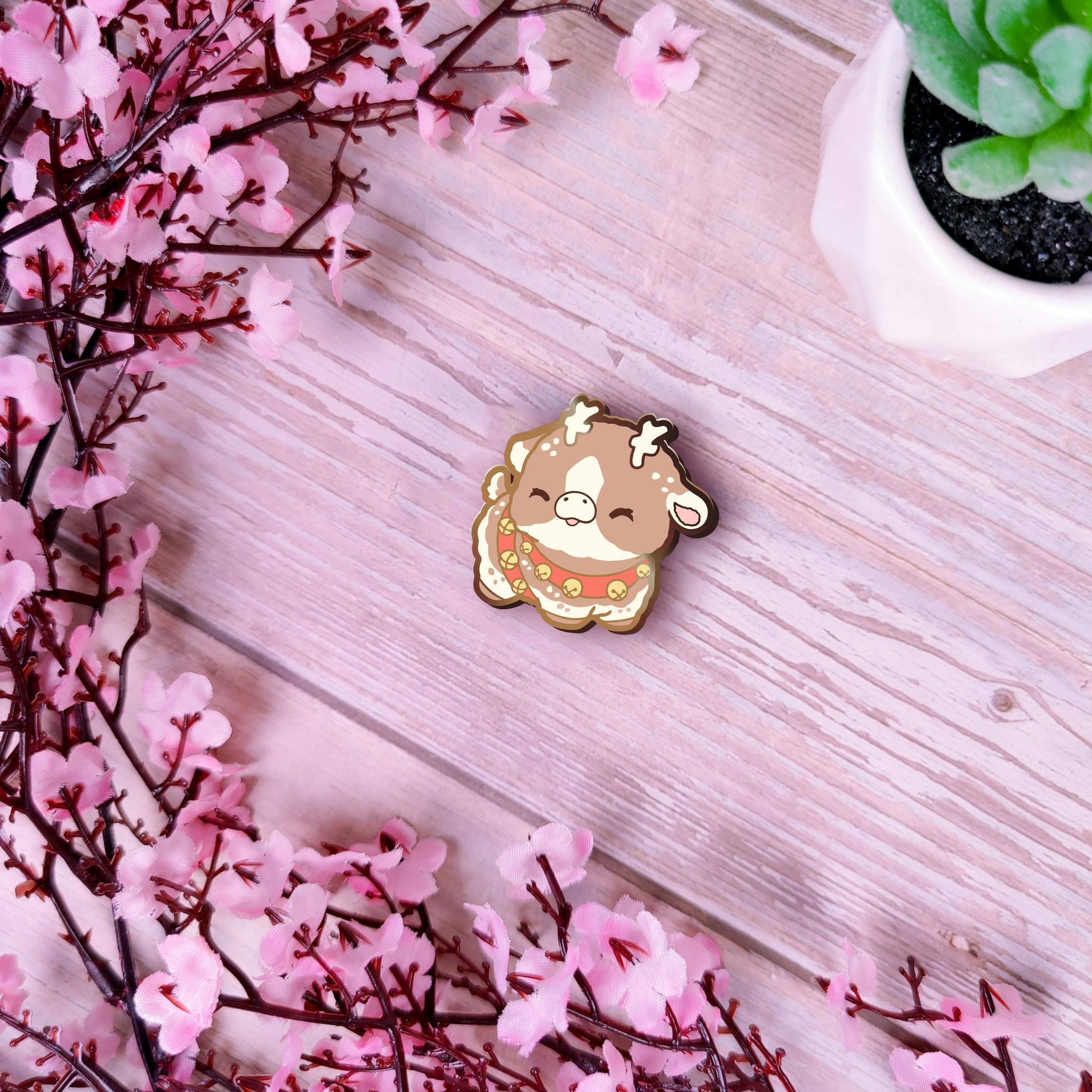 Prancer Enamel Pin