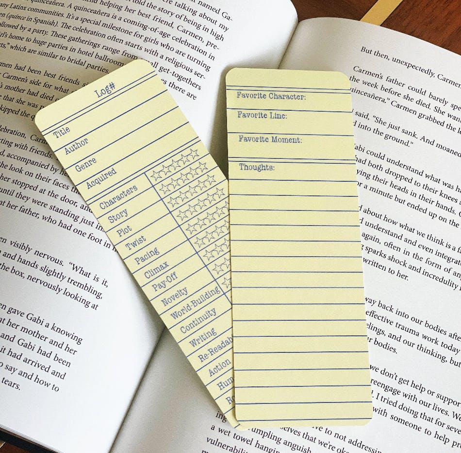 Ratings & Reviews Bookmark