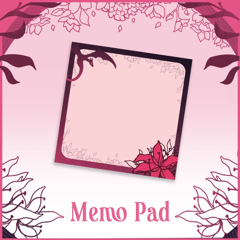 Memo Sticky Note Pad
