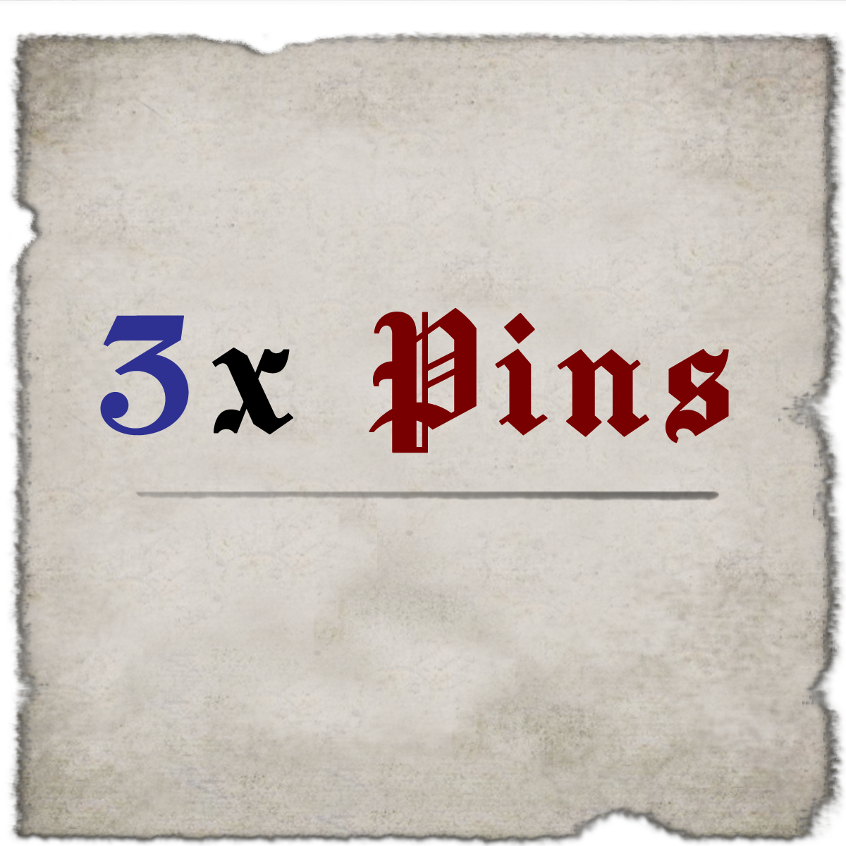 3x Pins