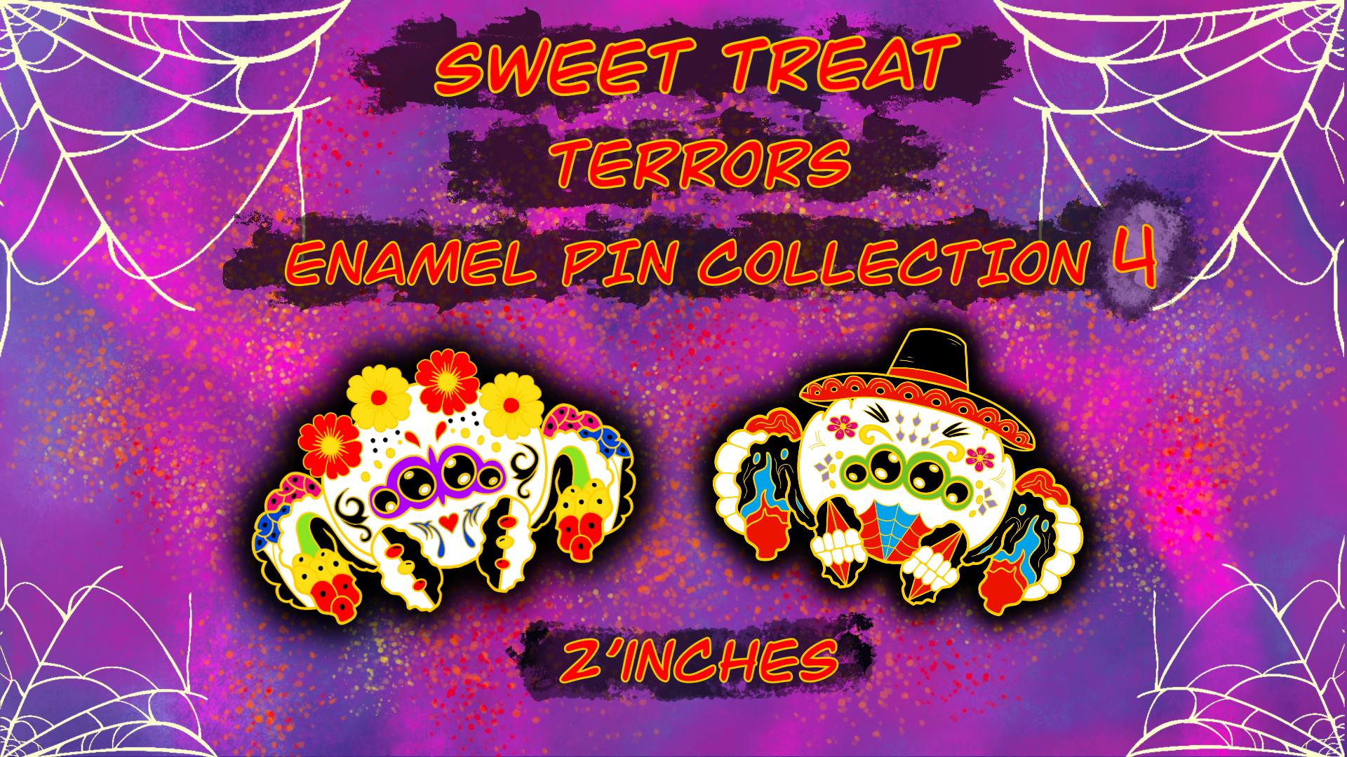 SWEET TREAT TERRORS ENAMEL PIN COLLECTION (4)