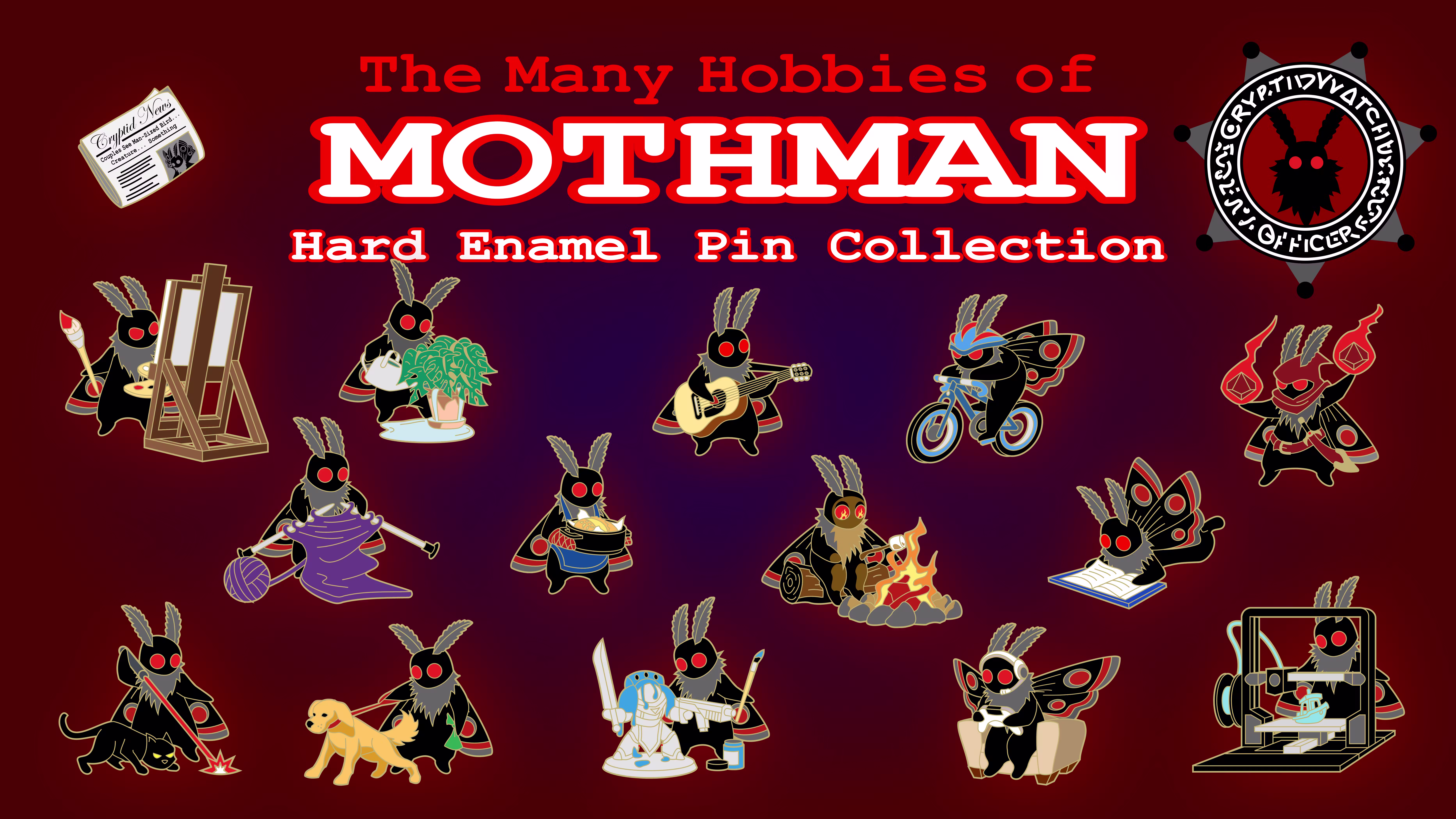 The Many Hobbies of Mothman