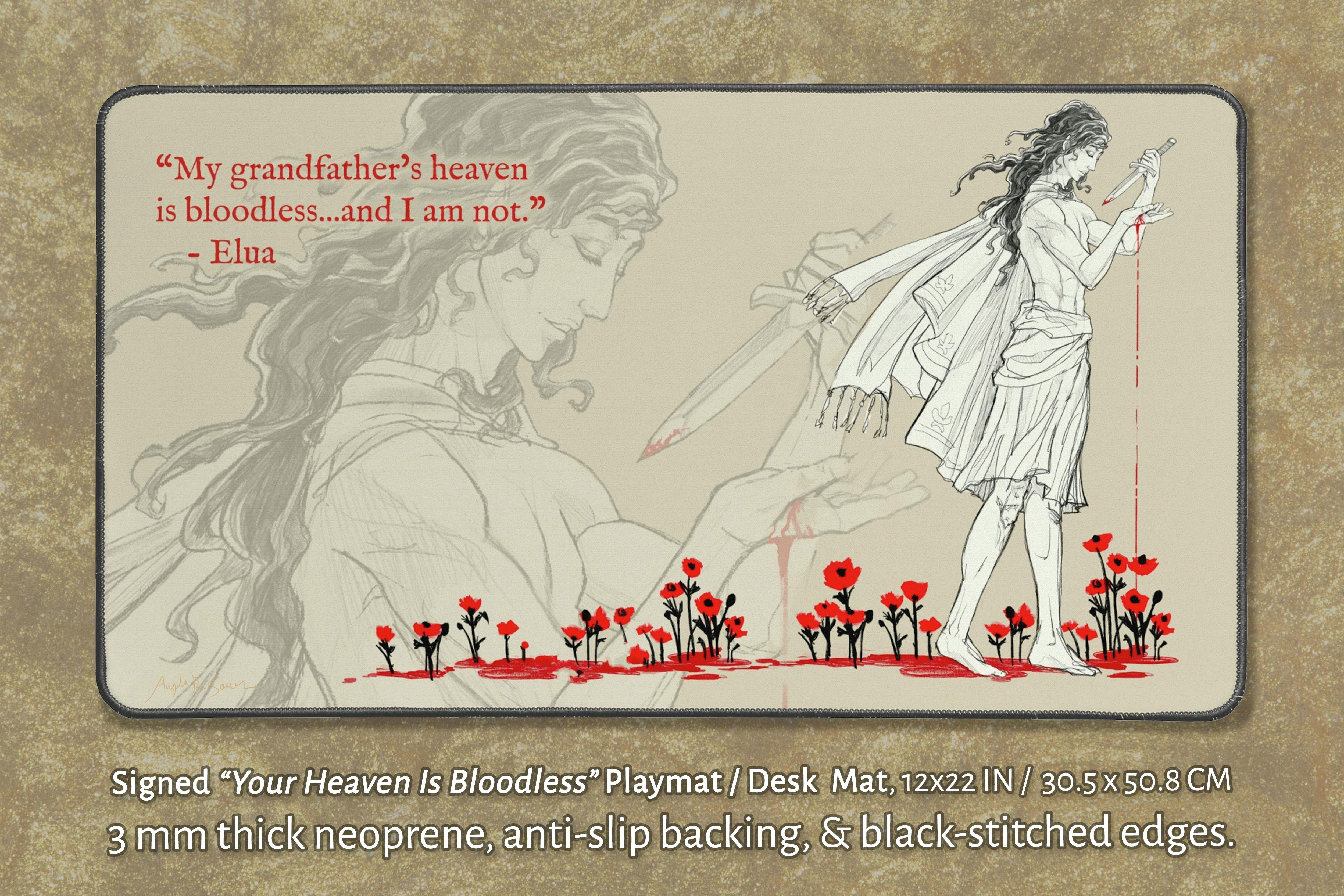 "Your Heaven is Bloodless" Playmat