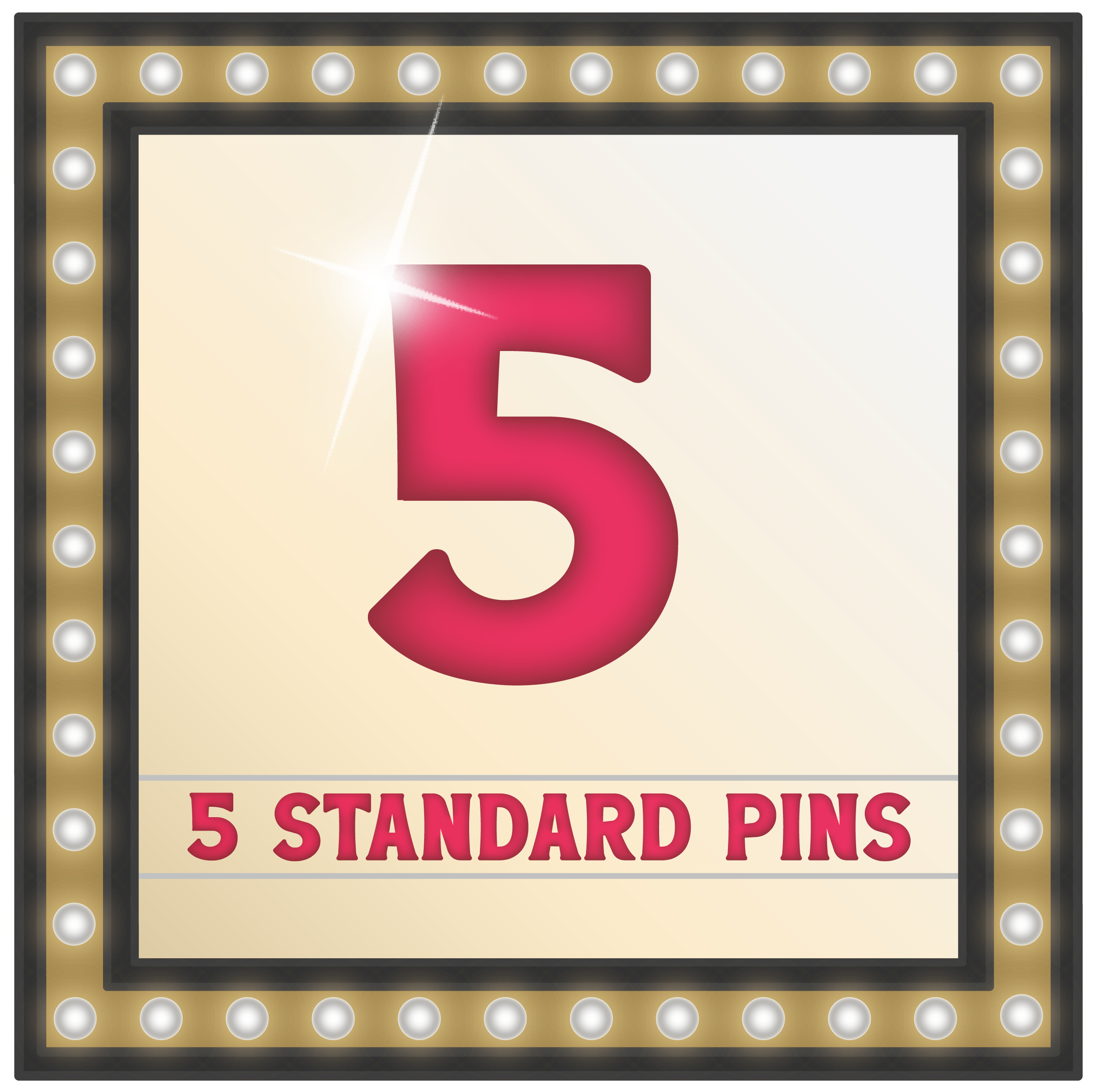 Five Standard Pins
