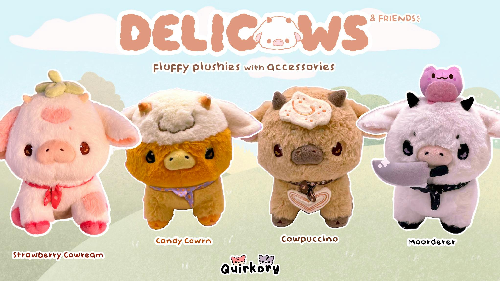 Delicows Plushies  ̖́-