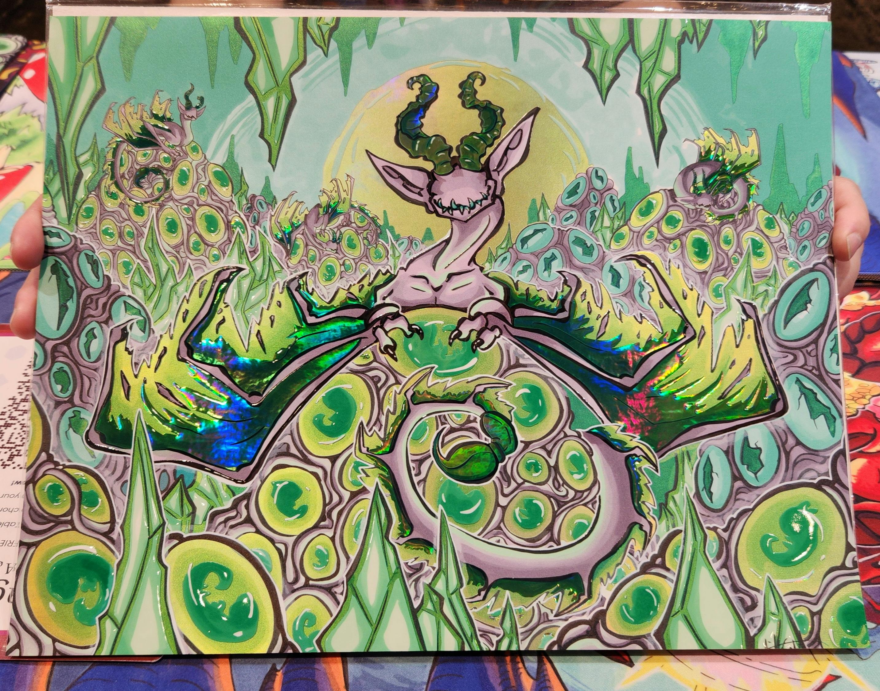 Faceless 16x20 Holographic Print