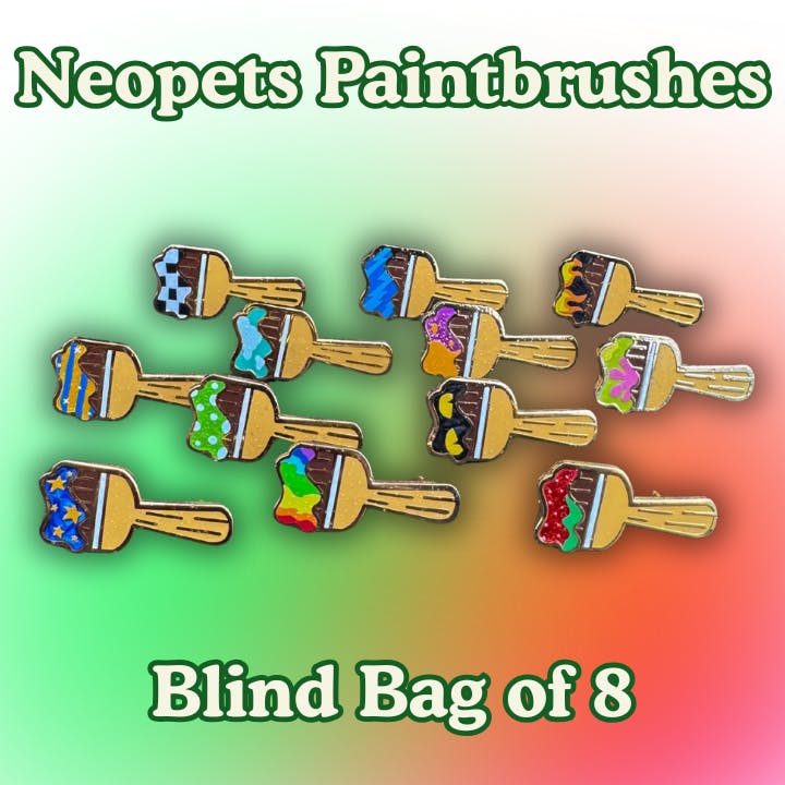 Paintbrush Blind Bag of 8
