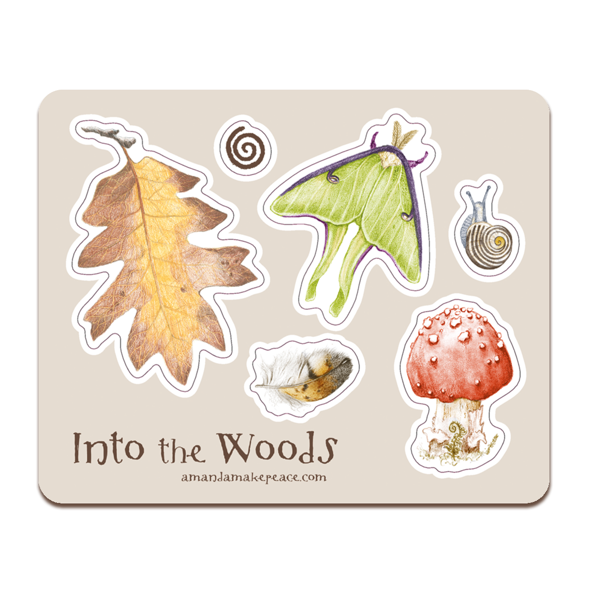 Into the Woods Sticker Sheet