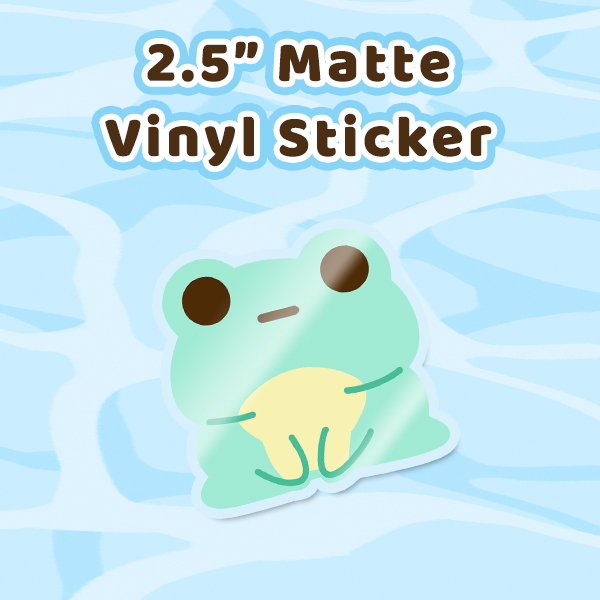 2.5" Matte Vinyl Sticker