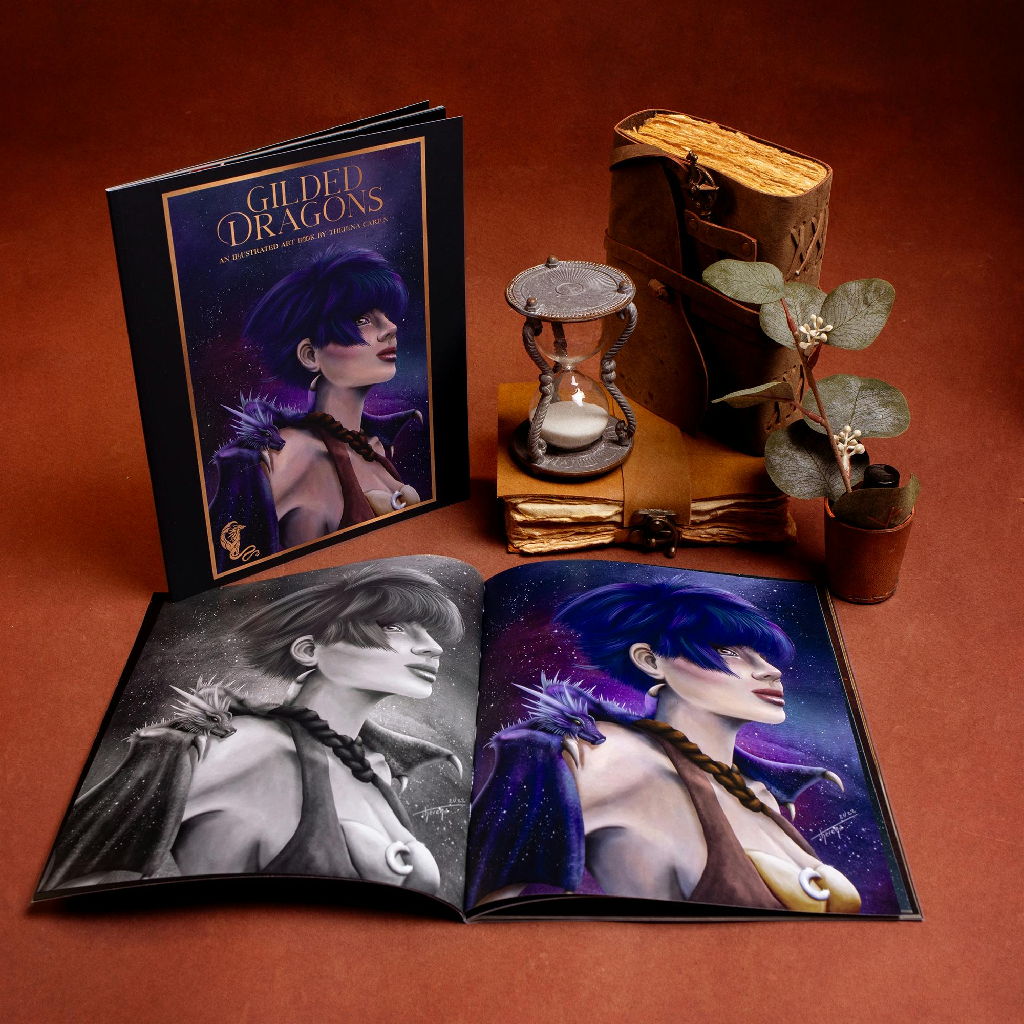 Gilded Dragon art book (softcover - signed)