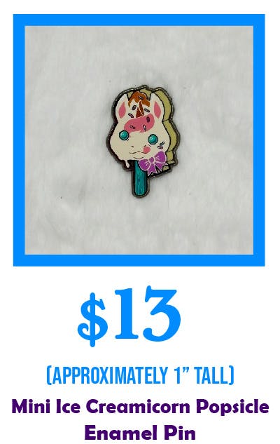 Mini Ice Creamicorn Popsicle Enamel Pin