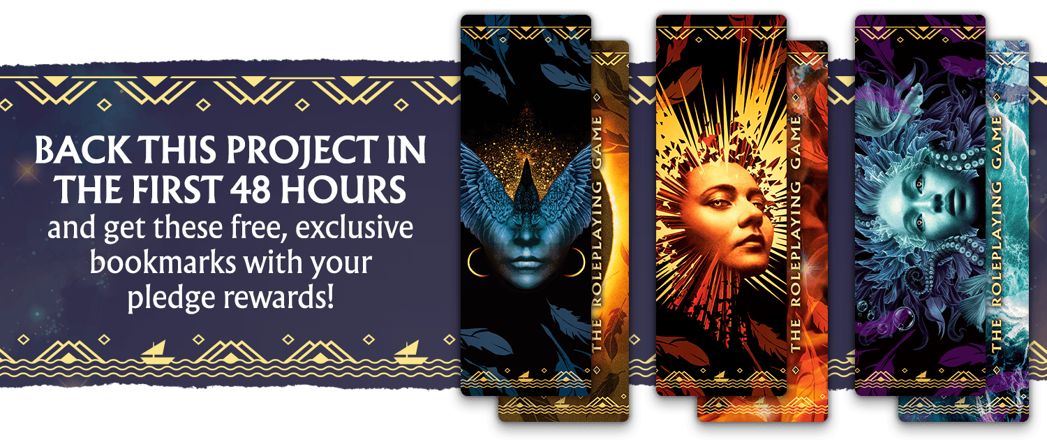 Back this project in the first 48 hours and get these free, exclusive bookmarkes with your pledge rewards!