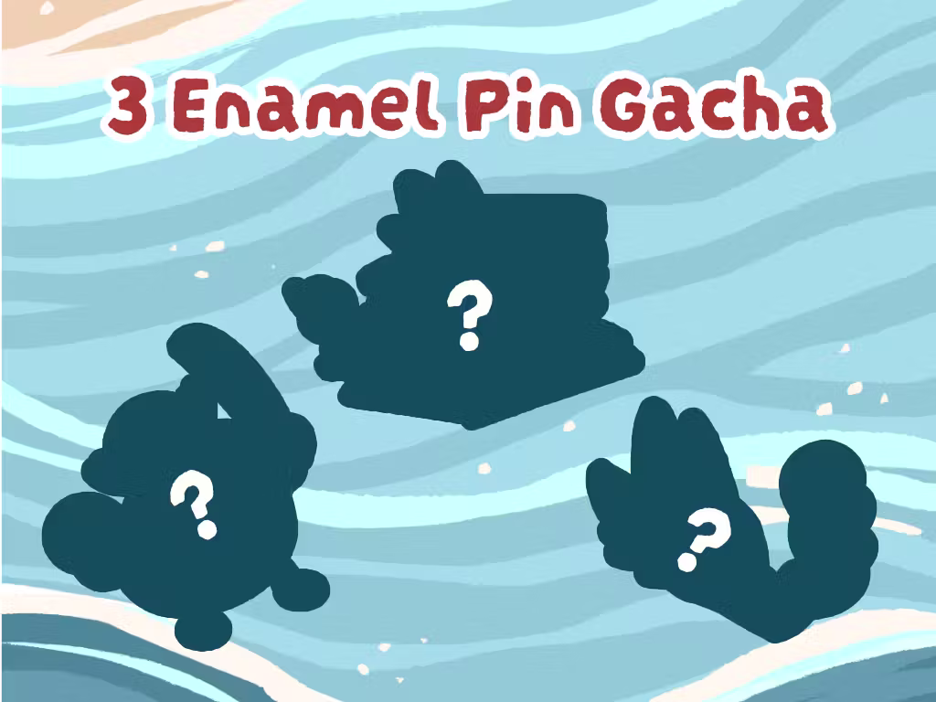 3 Random Enamel Pins