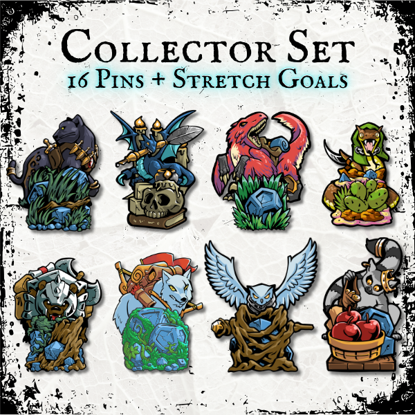 Collector - 16 Pins + Stretch Goals