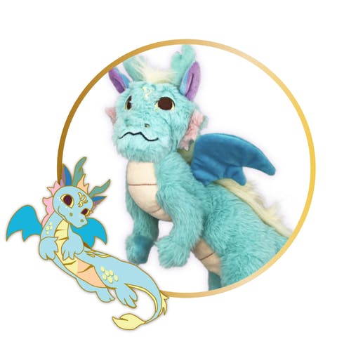 Plushie & Pin Dragon