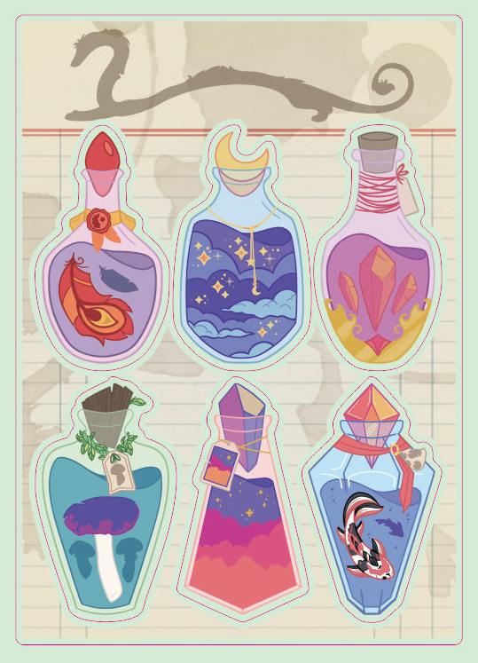 Potion Sticker Sheet	
