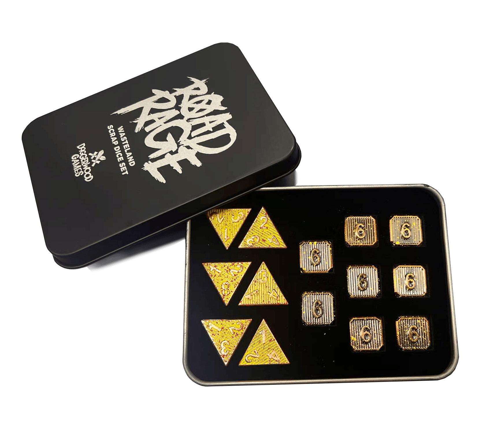 Road Rage Custom Metallic Dice