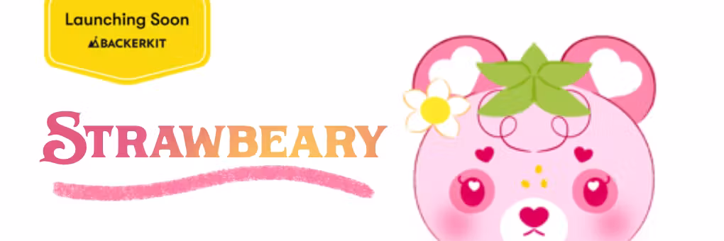 'Beary Sweet' Strawbeary Plush